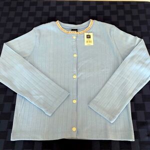 GAP Kid’s Girl’s Cardigan Blue Size L (10)